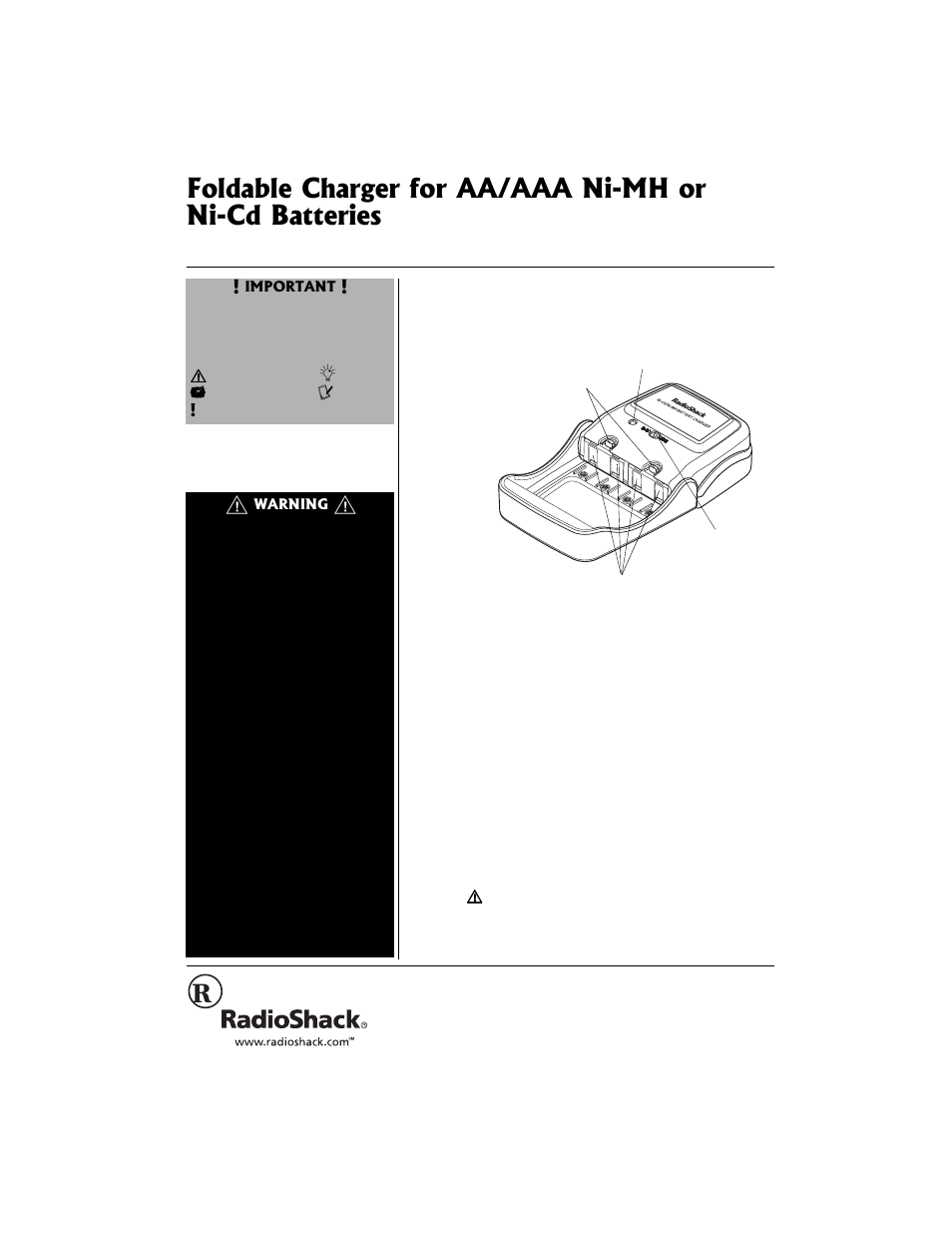 Radio Shack 23-345 User Manual | 4 pages