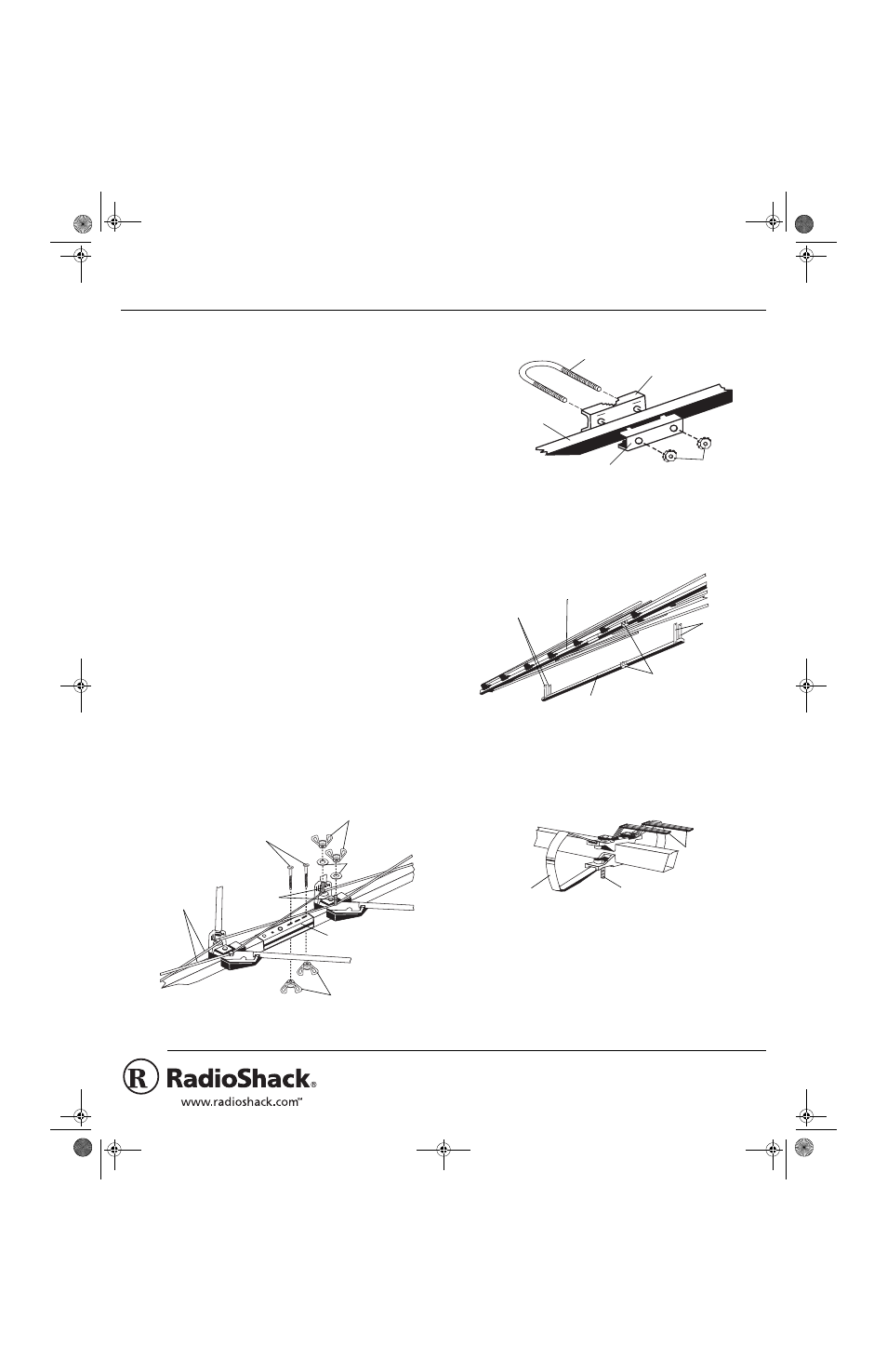 Radio Shack VU-210XR User Manual | 4 pages