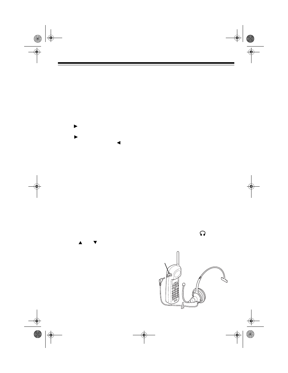 Using a headset | Radio Shack ET-1119 User Manual | Page 17 / 28
