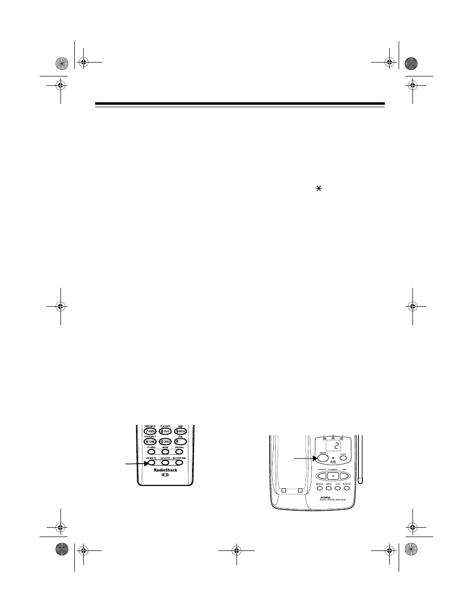 Tad operation, Using the handset to control the tad, Setting the number of rings | Radio Shack TAD-727 User Manual | Page 21 / 36