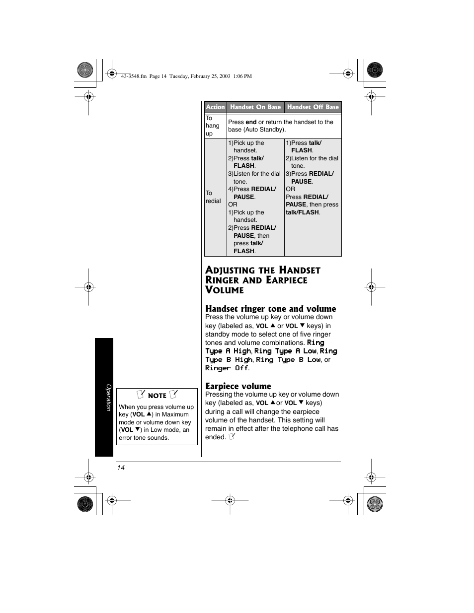 Radio Shack 43-3548 User Manual | Page 14 / 36