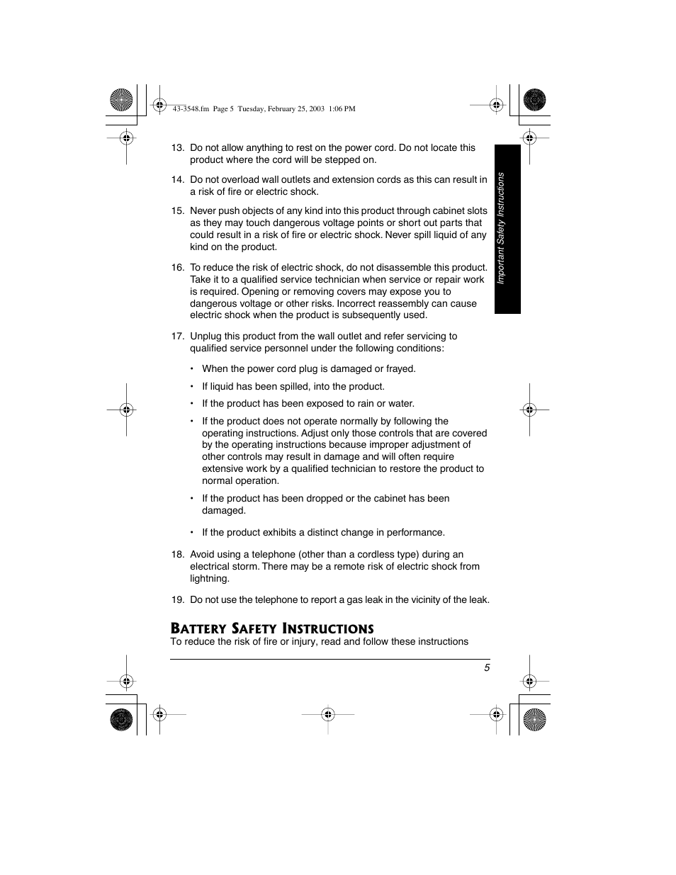 Radio Shack 43-3548 User Manual | Page 5 / 36