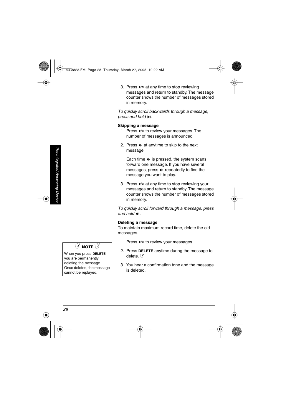 Radio Shack 43-3823 User Manual | Page 28 / 40