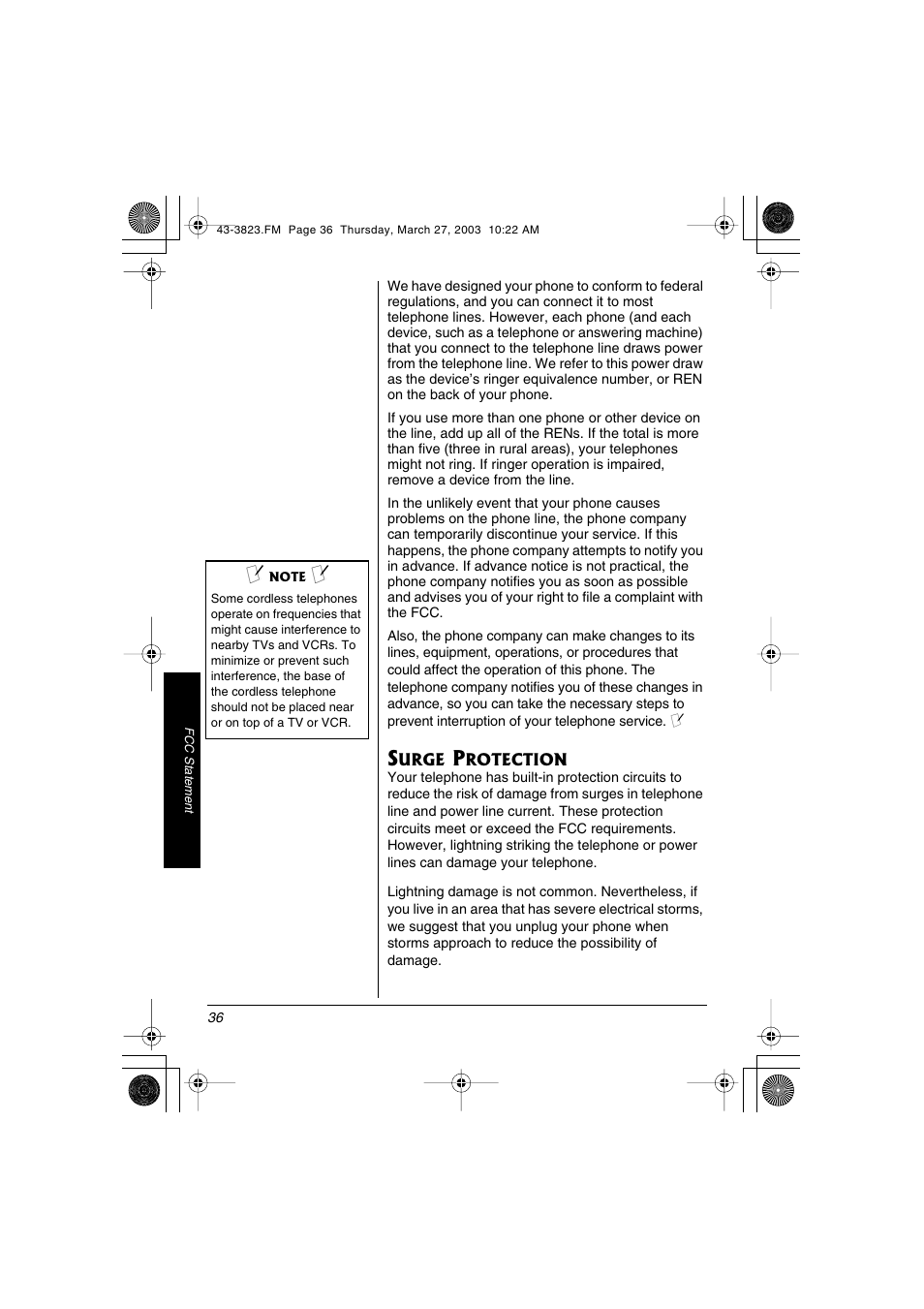 Radio Shack 43-3823 User Manual | Page 36 / 40