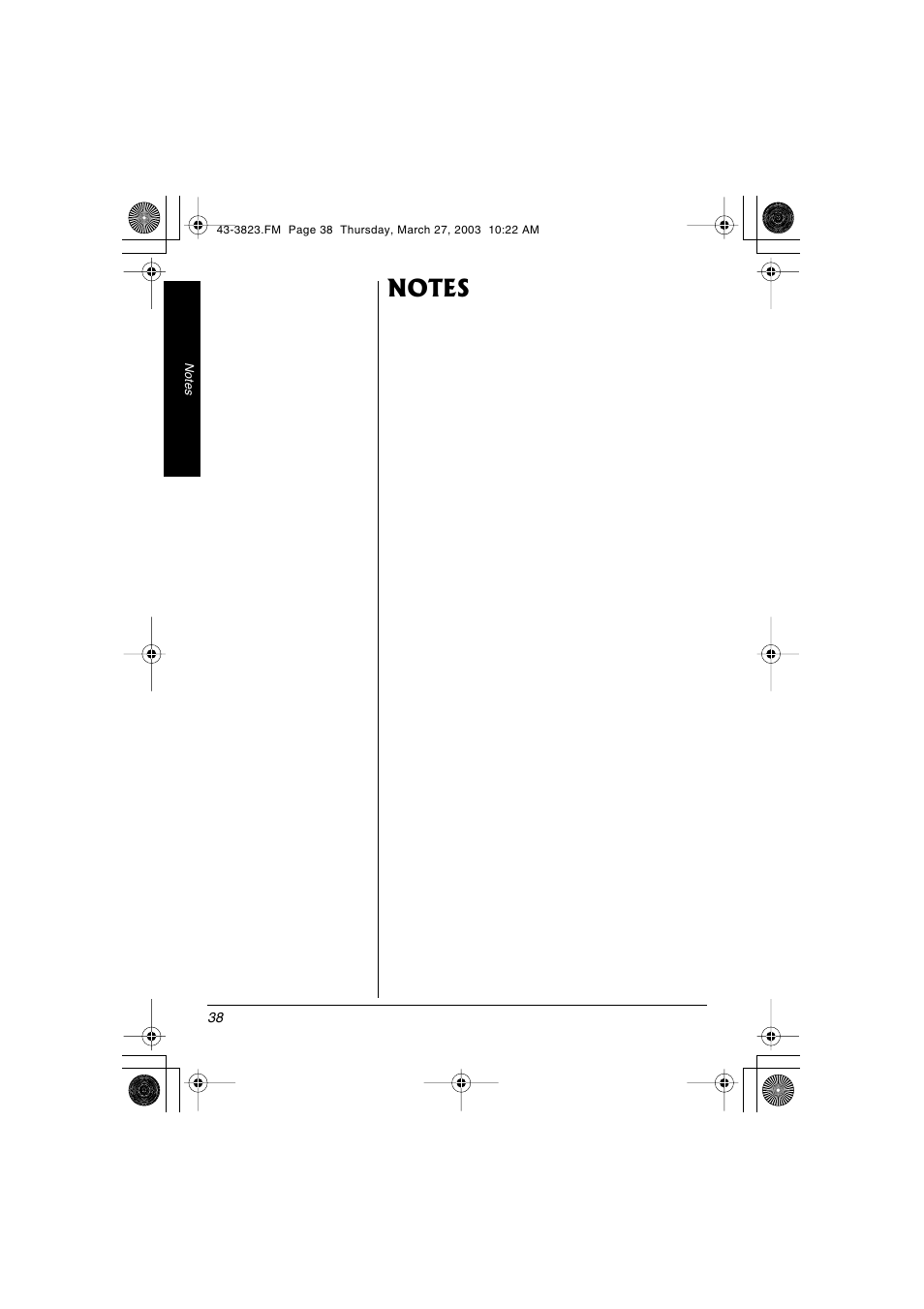 Radio Shack 43-3823 User Manual | Page 38 / 40