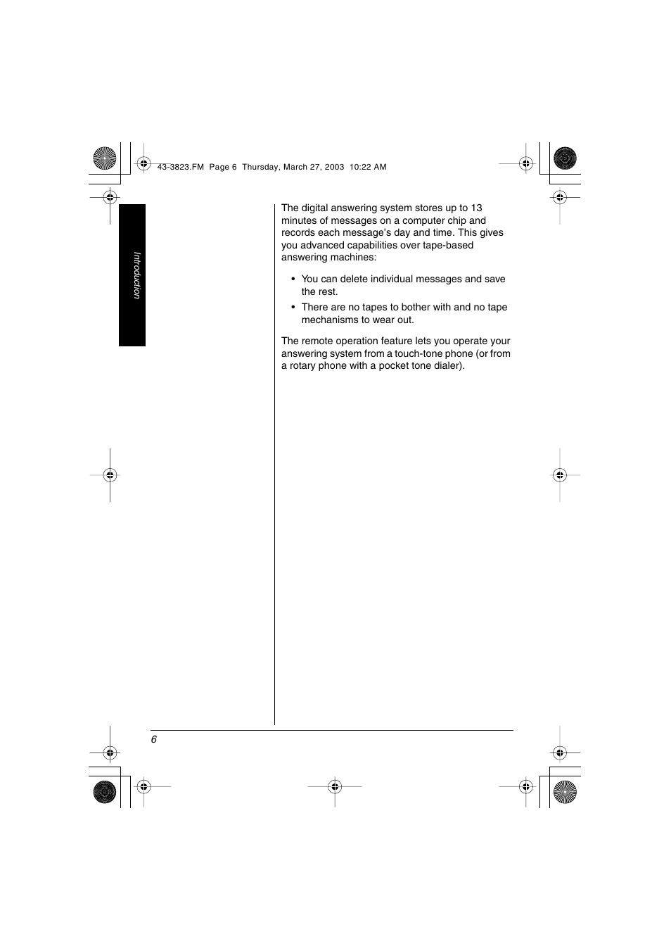 Radio Shack 43-3823 User Manual | Page 6 / 40