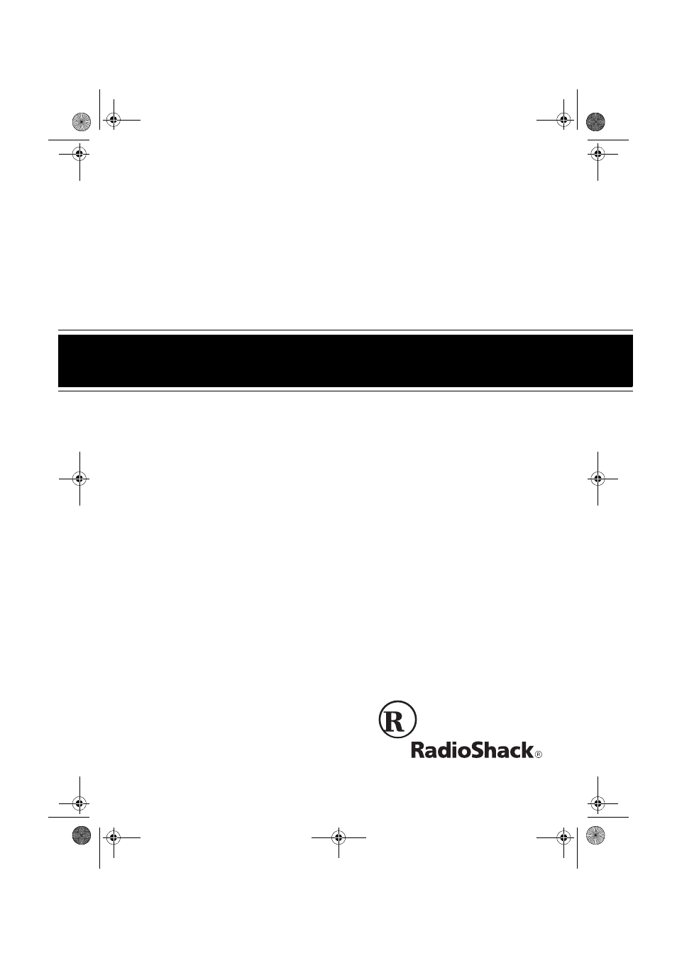 Radio Shack TAD-725 User Manual | 32 pages