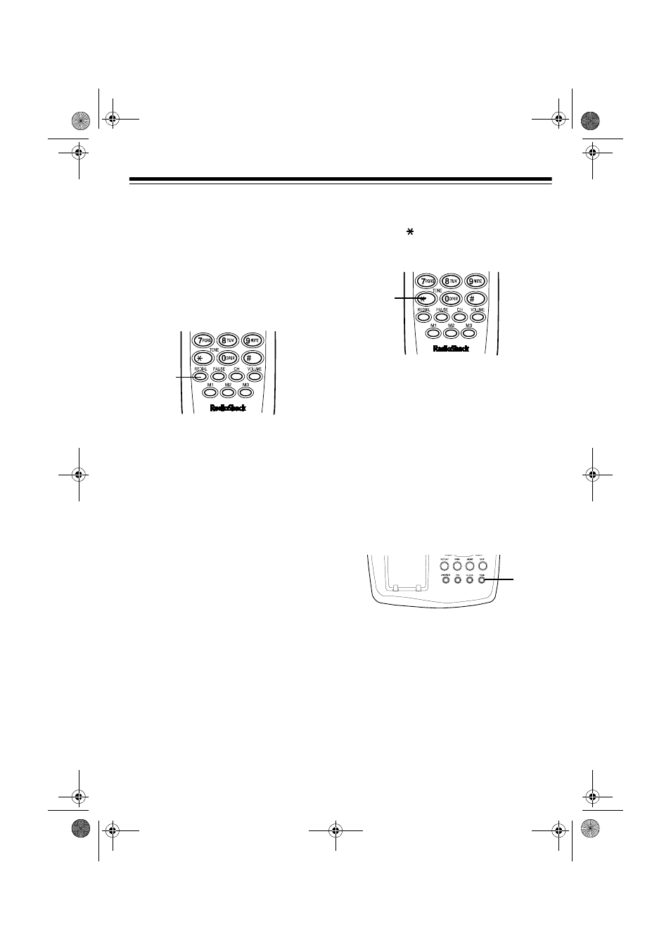 Using redial, Using tone services on a pulse line, Paging | Radio Shack TAD-725 User Manual | Page 17 / 32