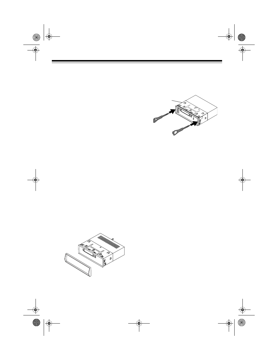 Removing the stereo from the dash | Radio Shack AM/FM Stereo Cassette User Manual | Page 14 / 28