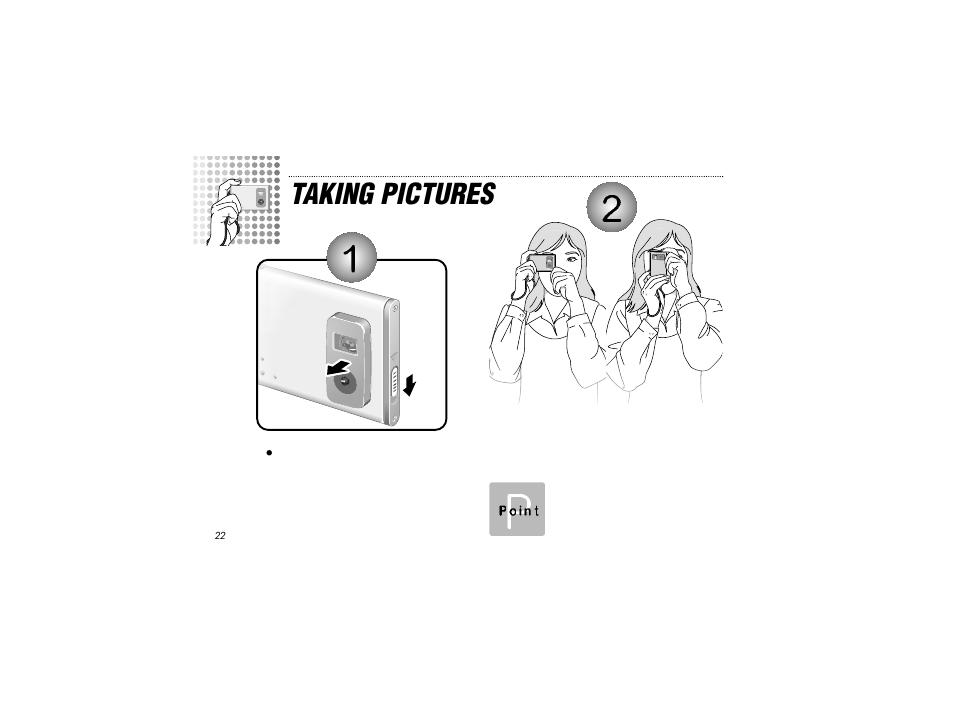 Taking pictures | Radio Shack FLATFOTO B-020405 User Manual | Page 22 / 52