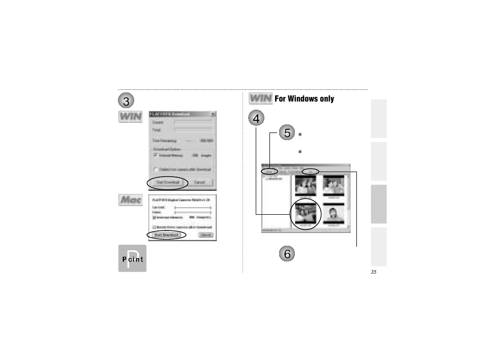 For windows only | Radio Shack FLATFOTO B-020405 User Manual | Page 35 / 52