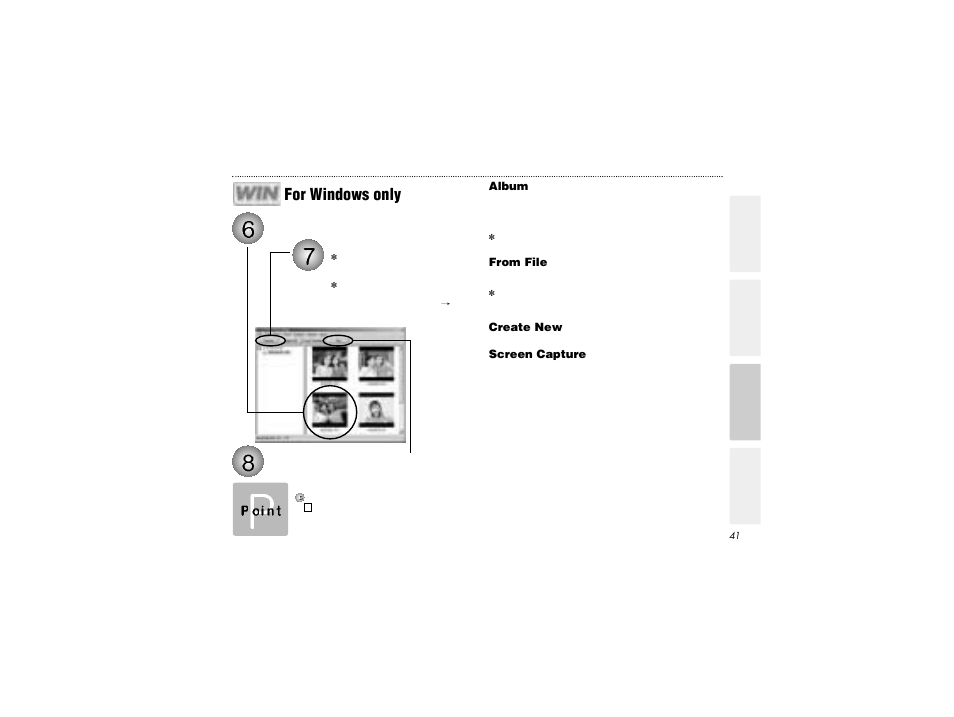 For windows only | Radio Shack FLATFOTO B-020405 User Manual | Page 41 / 52