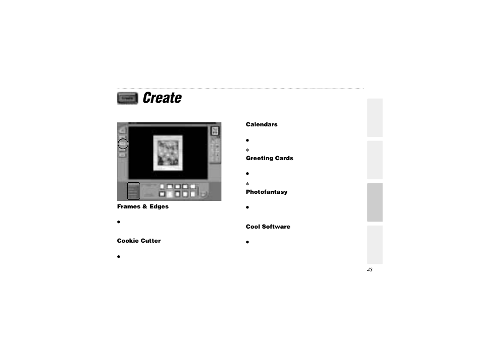 Create | Radio Shack FLATFOTO B-020405 User Manual | Page 43 / 52