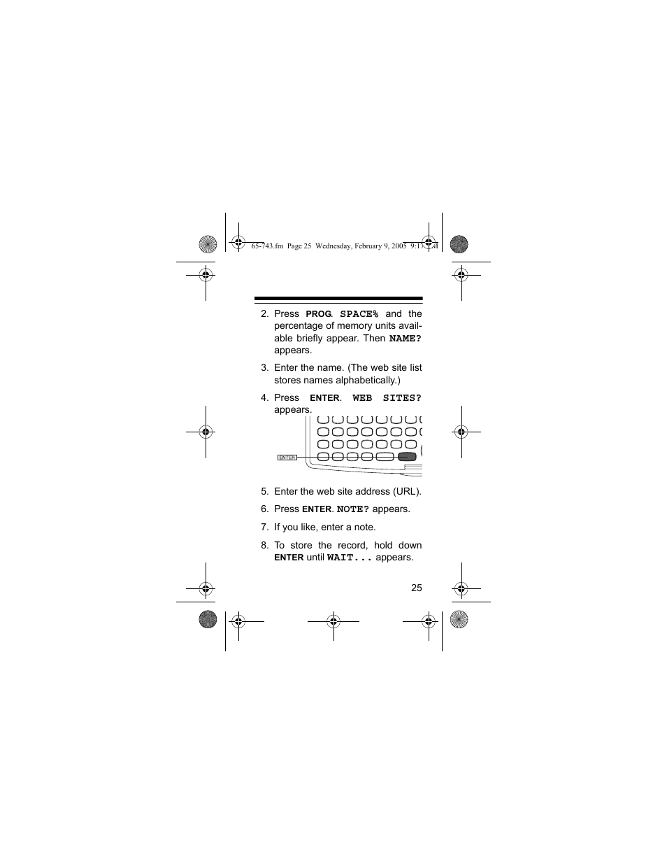 Radio Shack EC-291 User Manual | Page 25 / 84