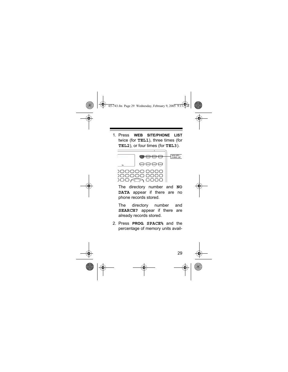 Radio Shack EC-291 User Manual | Page 29 / 84