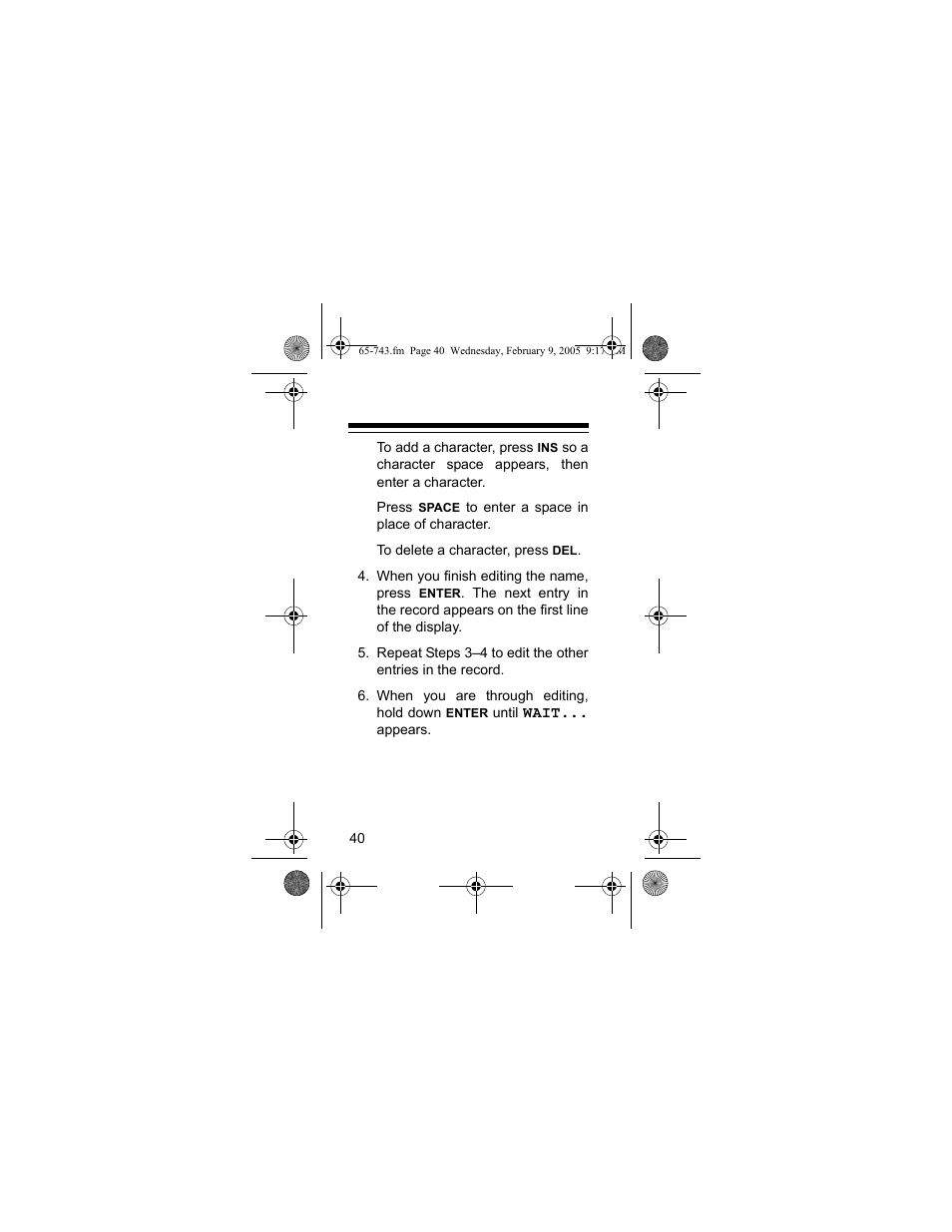 Radio Shack EC-291 User Manual | Page 40 / 84