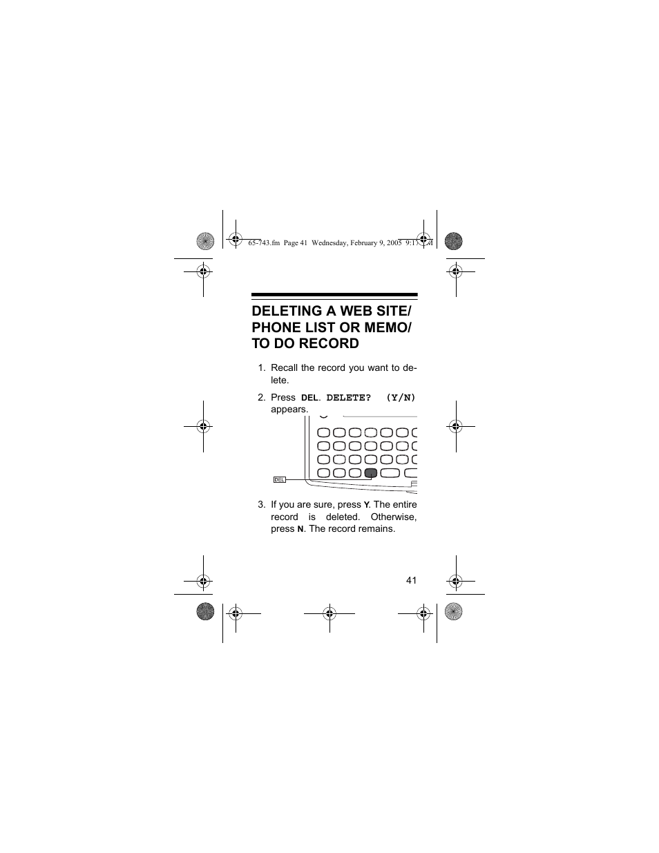 Radio Shack EC-291 User Manual | Page 41 / 84