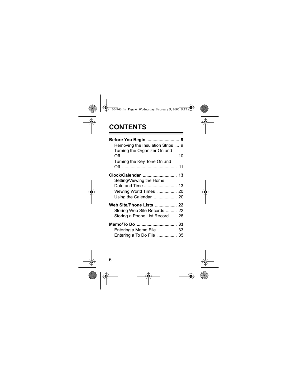 Radio Shack EC-291 User Manual | Page 6 / 84