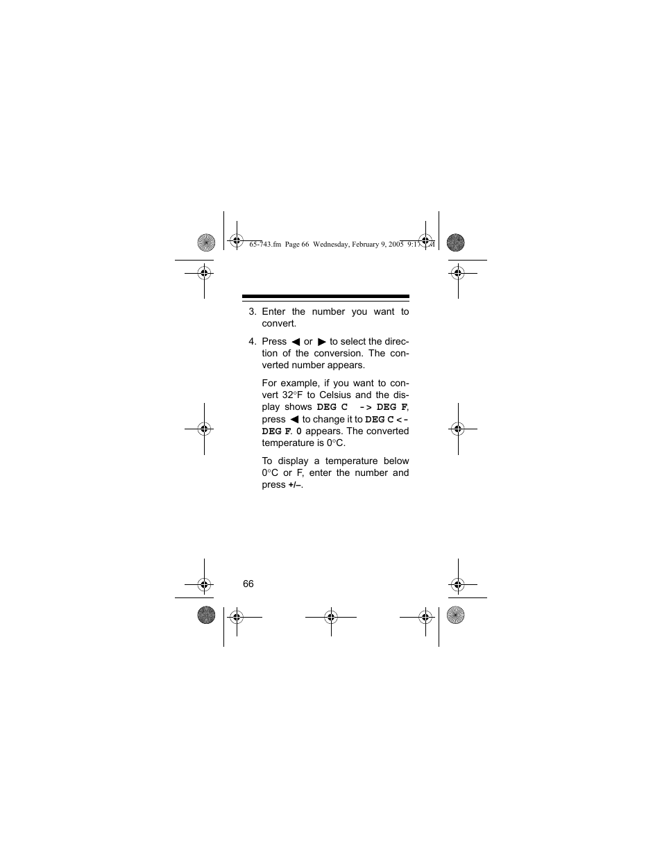 Radio Shack EC-291 User Manual | Page 66 / 84