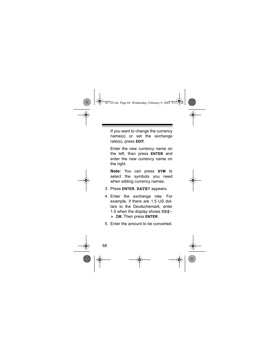 Radio Shack EC-291 User Manual | Page 68 / 84