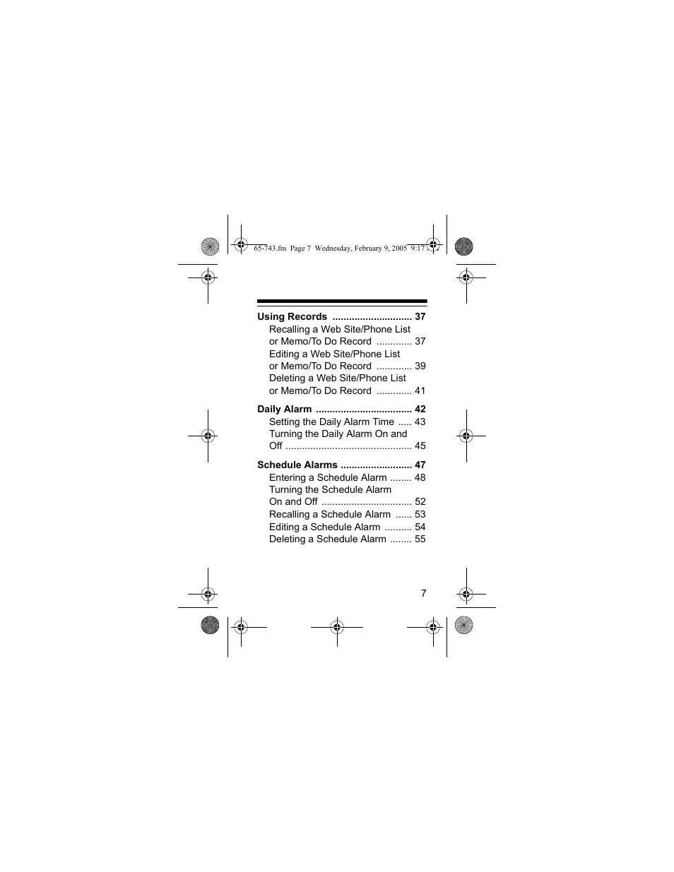 Radio Shack EC-291 User Manual | Page 7 / 84