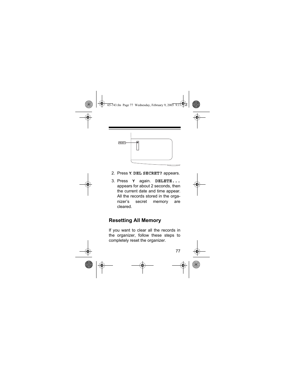 Radio Shack EC-291 User Manual | Page 77 / 84
