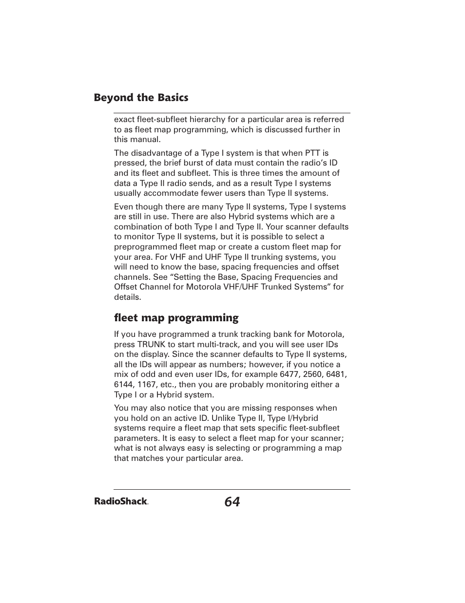 Radio Shack PRO-2051 User Manual | Page 64 / 84