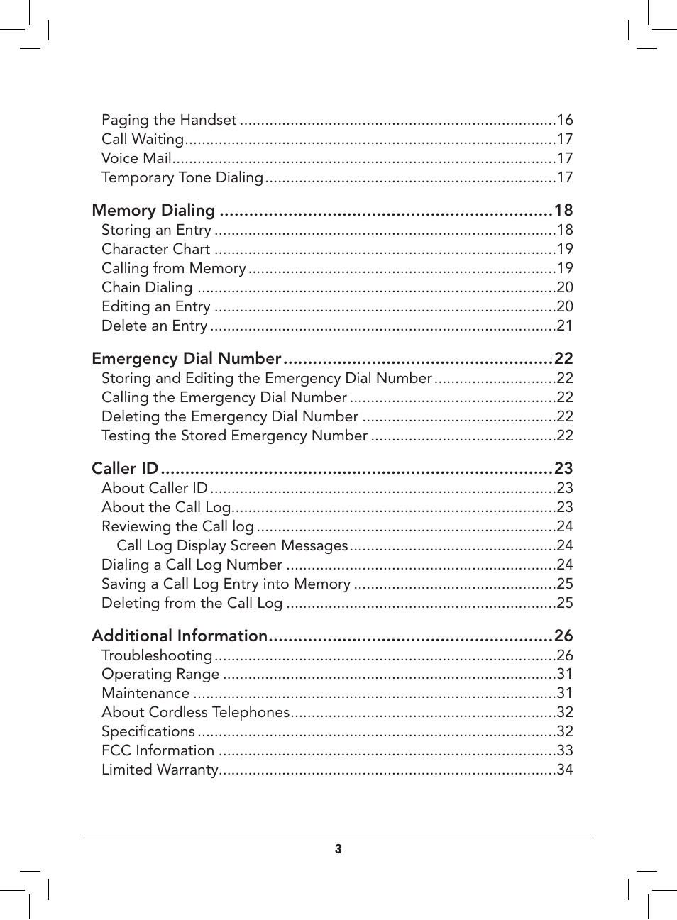 Radio Shack 43-3577 User Manual | Page 3 / 36