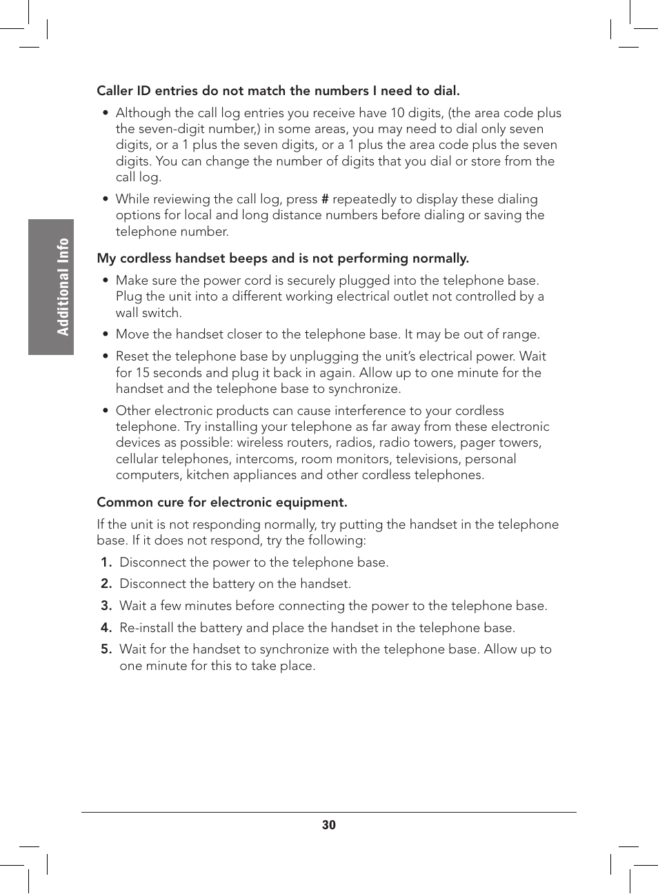 Radio Shack 43-3577 User Manual | Page 30 / 36