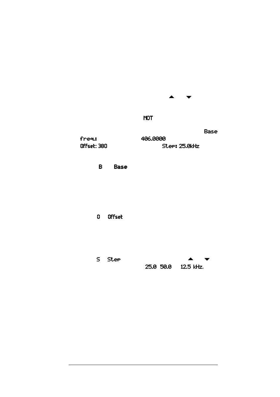 Programming motorola trunking system (800 mhz), E\\i[j, E\\i[j e\\i[j0000ý).& ý).& ý).& ý) | Radio Shack PRO-93 User Manual | Page 55 / 84