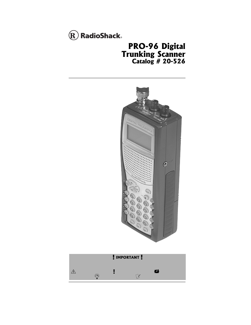 Radio Shack PRO-96 User Manual | 124 pages