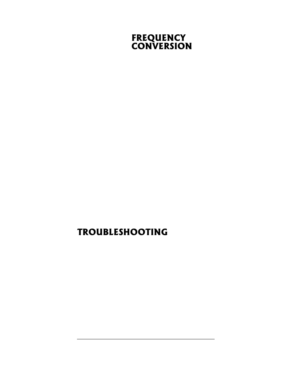 Frequency conversion troubleshooting, Frequency conversion, Troubleshooting | Radio Shack PRO-96 User Manual | Page 106 / 124