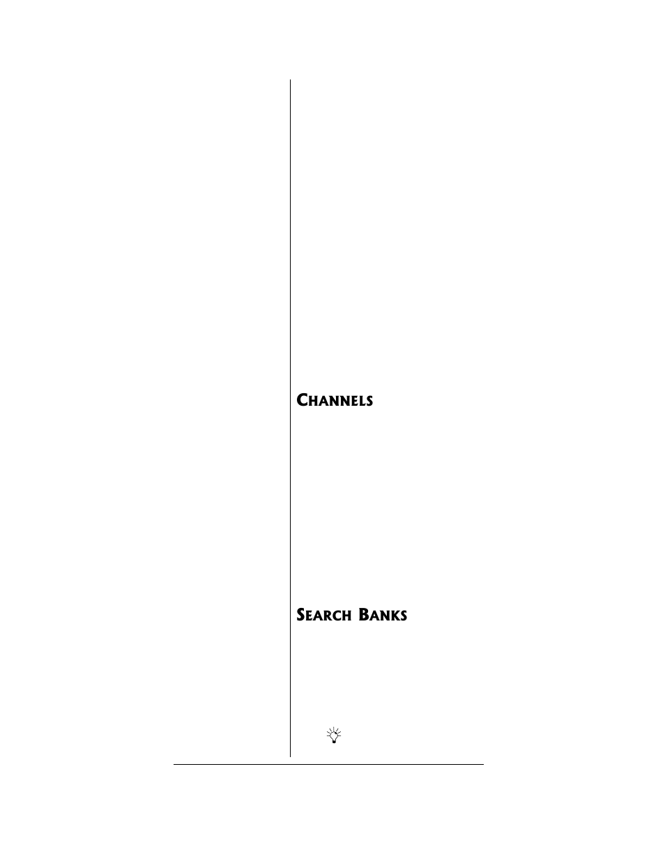 Channels search banks | Radio Shack PRO-96 User Manual | Page 18 / 124