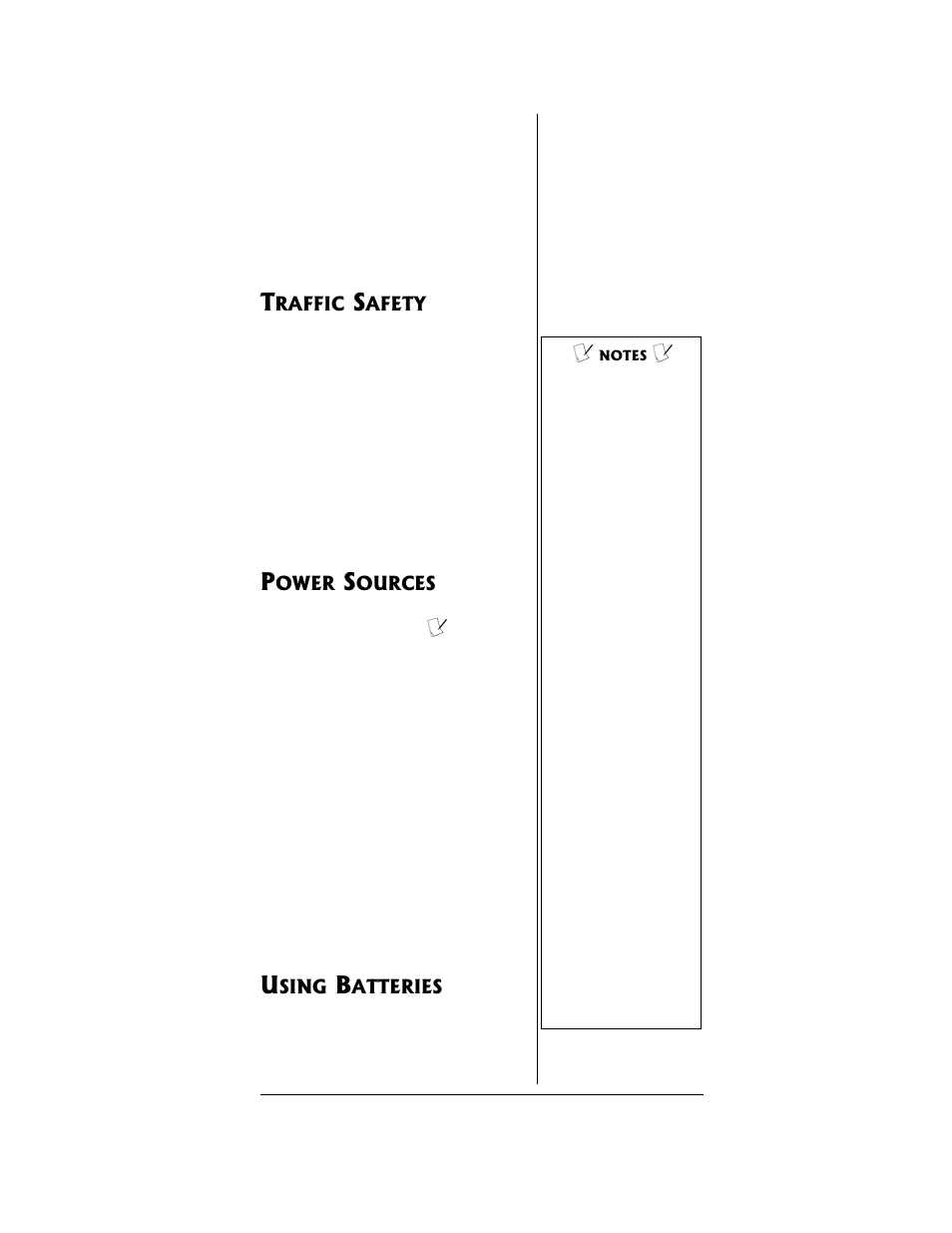 Traffic safety power sources | Radio Shack PRO-96 User Manual | Page 25 / 124
