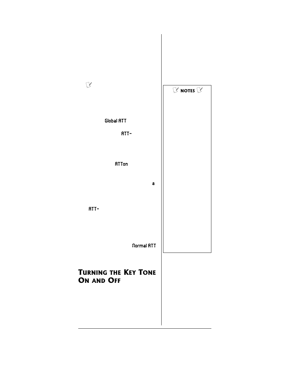 Turning the key tone on and off | Radio Shack PRO-96 User Manual | Page 71 / 124