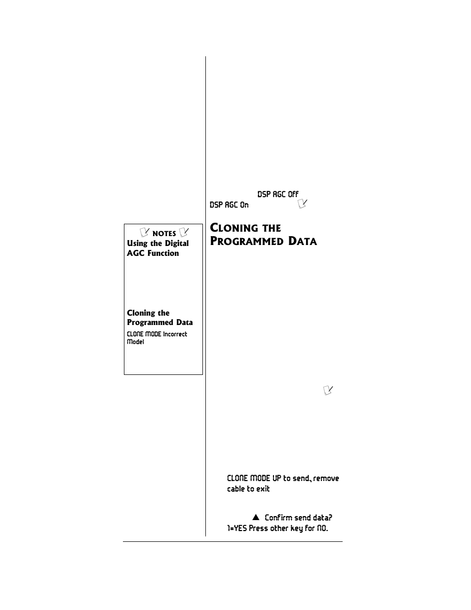 Cloning the programmed data | Radio Shack PRO-96 User Manual | Page 82 / 124