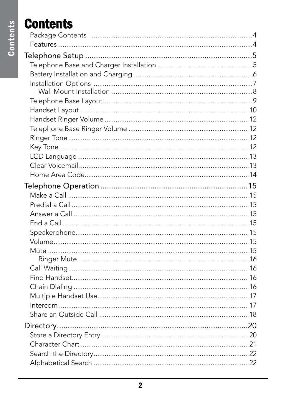 Radio Shack 43-326 User Manual | Page 2 / 48