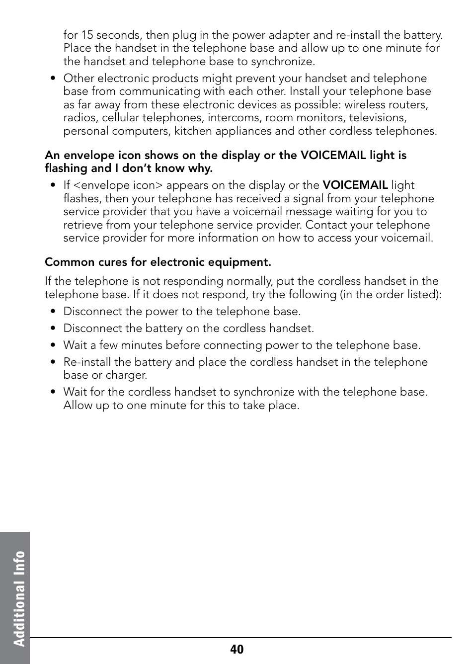 Ad di ti on al i nf o | Radio Shack 43-326 User Manual | Page 40 / 48