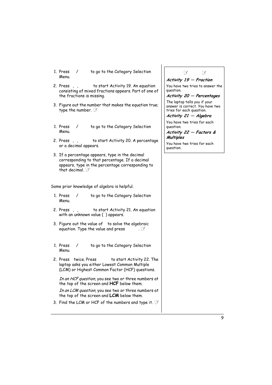 Radio Shack 60-2632 User Manual | Page 9 / 16