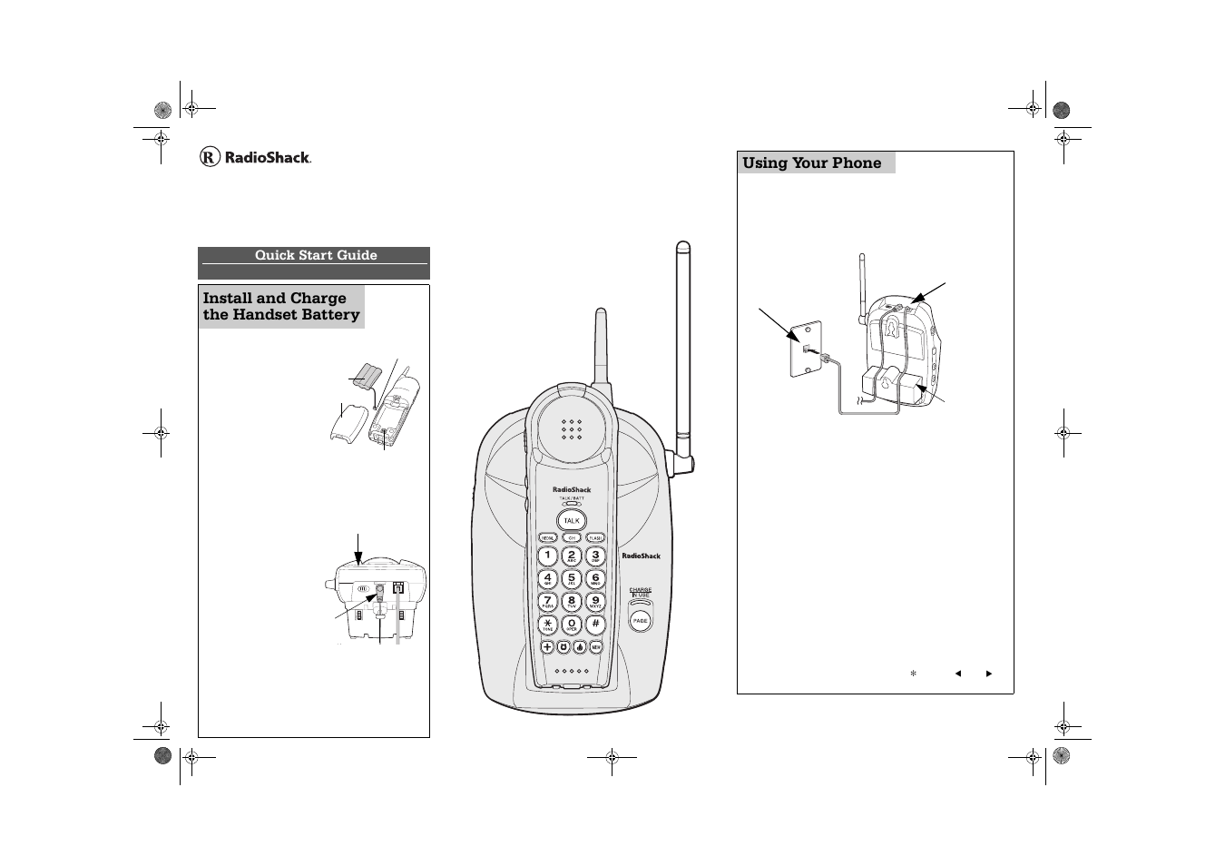 Radio Shack 43-3576 User Manual | 1 page