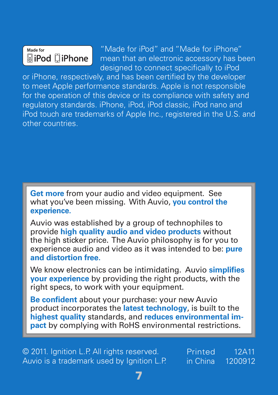 Radio Shack 120-0912 User Manual | Page 7 / 7