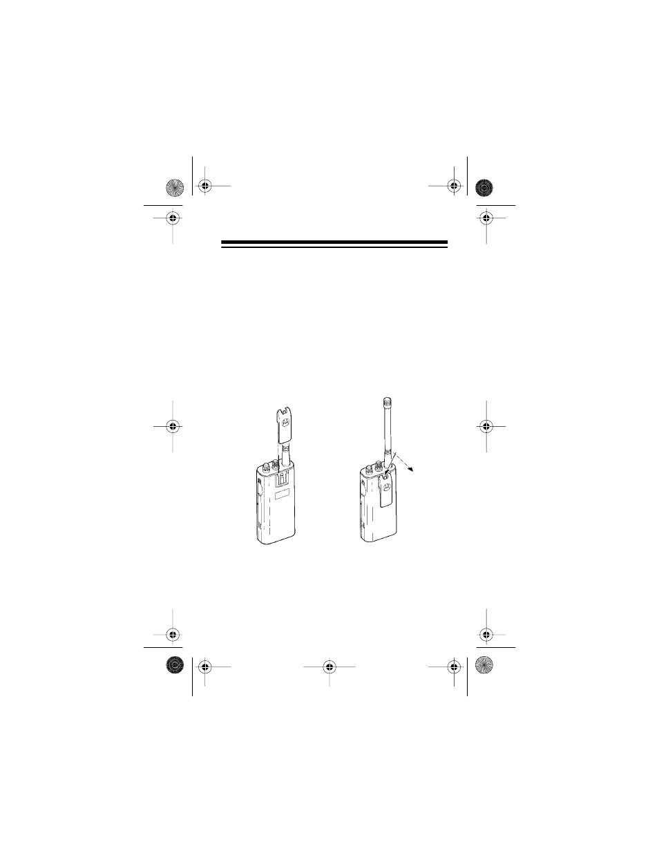 Attaching and removing the belt clip | Radio Shack PRS-102 UHF User Manual | Page 15 / 32