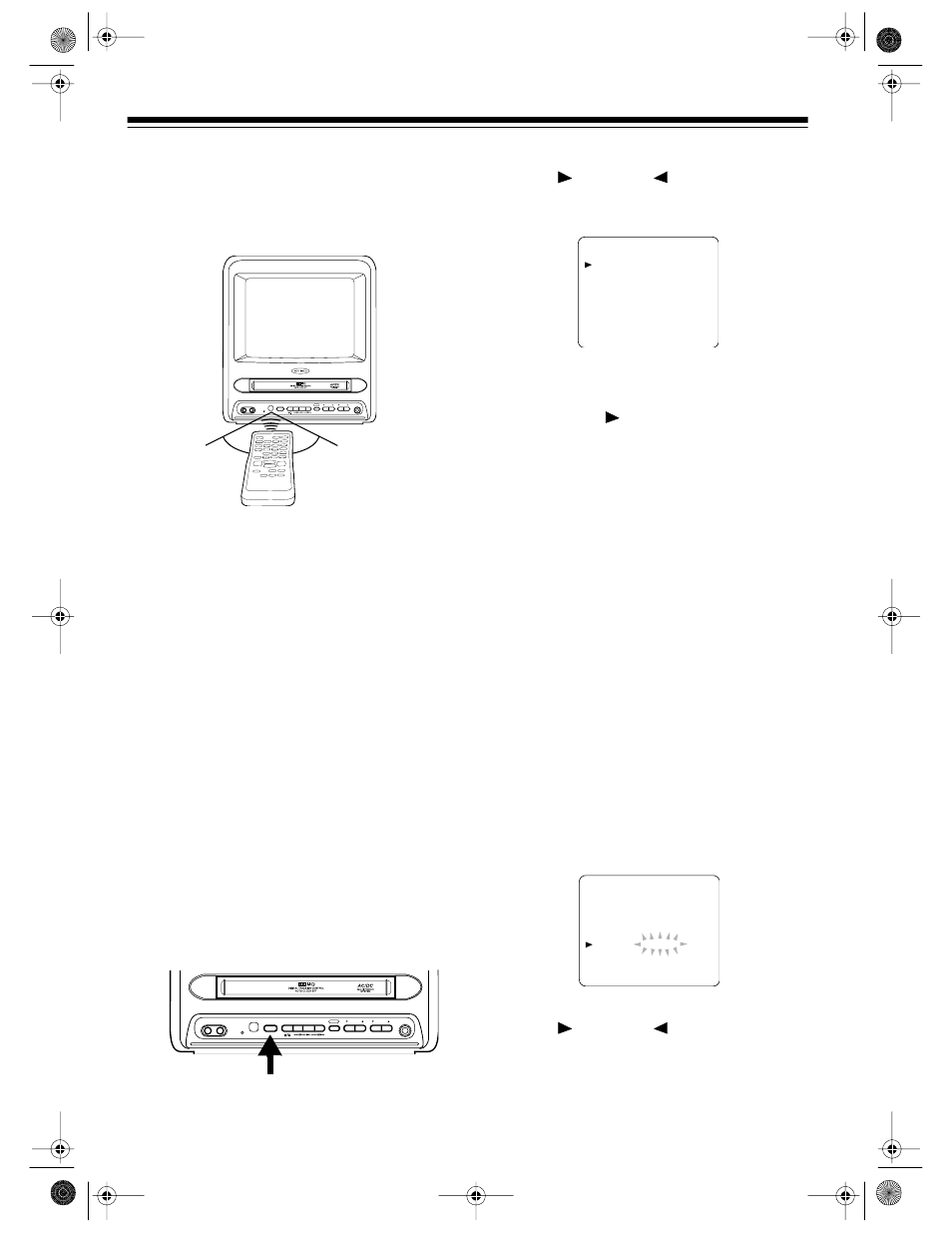 Setting the on-screen language/channels, Using the remote control, Changing the on-screen language | Radio Shack 9" COLOR TV/VCR COMBO 36 User Manual | Page 16 / 44