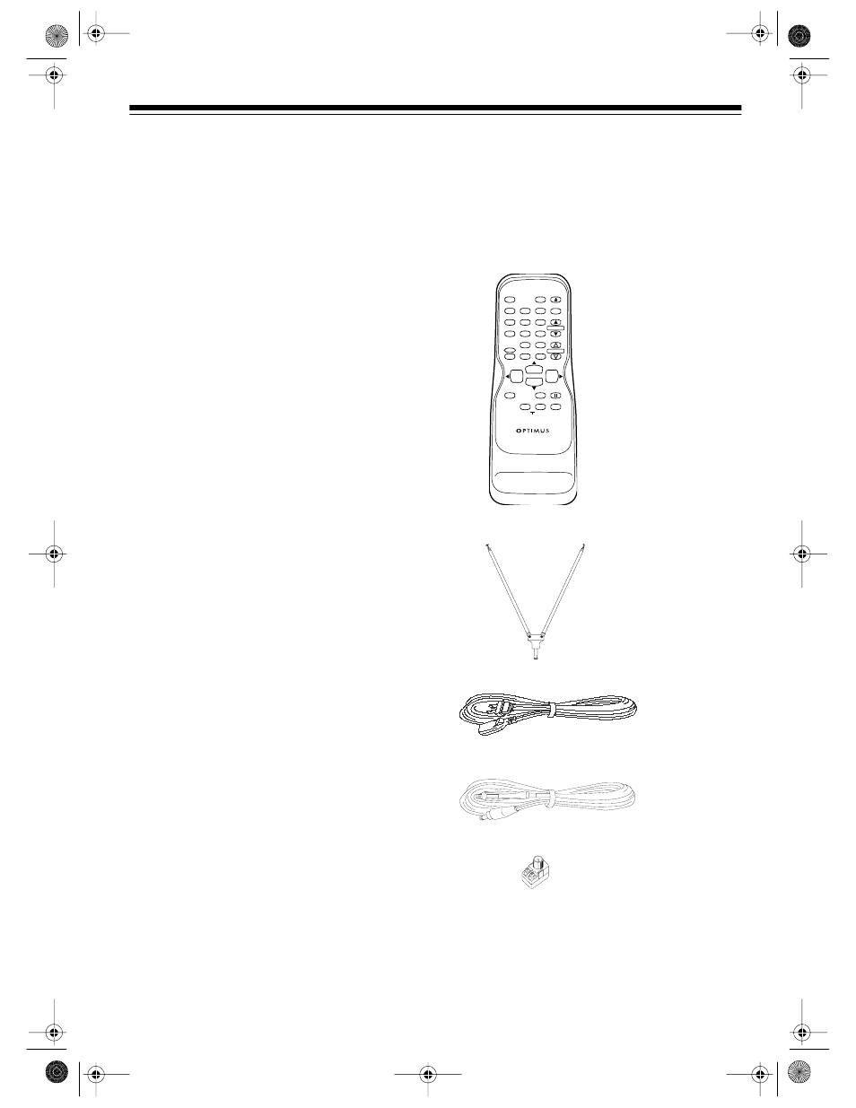 Before you begin, Accessories, Terminal | Radio Shack 9" COLOR TV/VCR COMBO 36 User Manual | Page 9 / 44