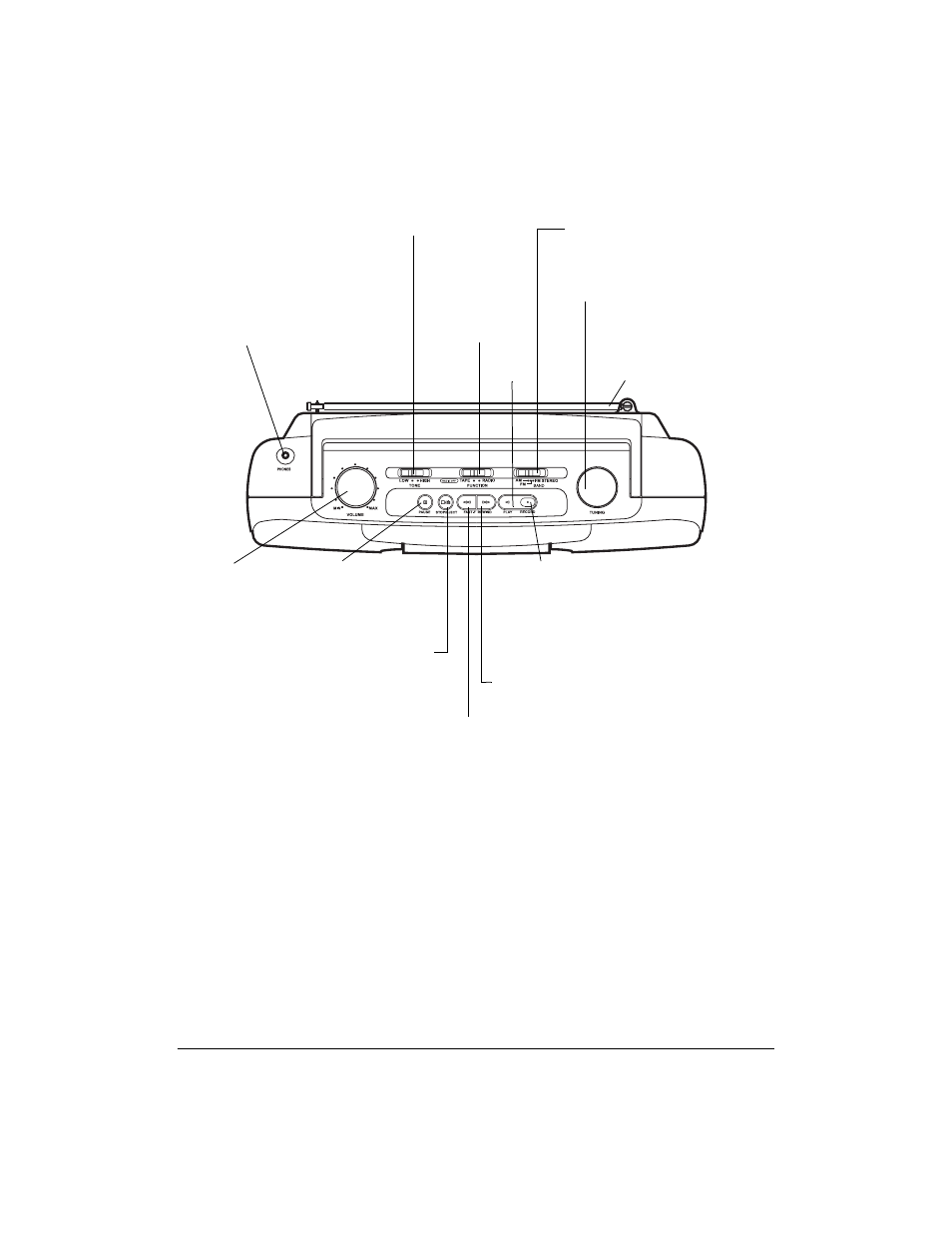 Using the radio loading a cassette tape, Using the radio, Loading a cassette tape | Radio Shack SCR-64 User Manual | Page 4 / 7