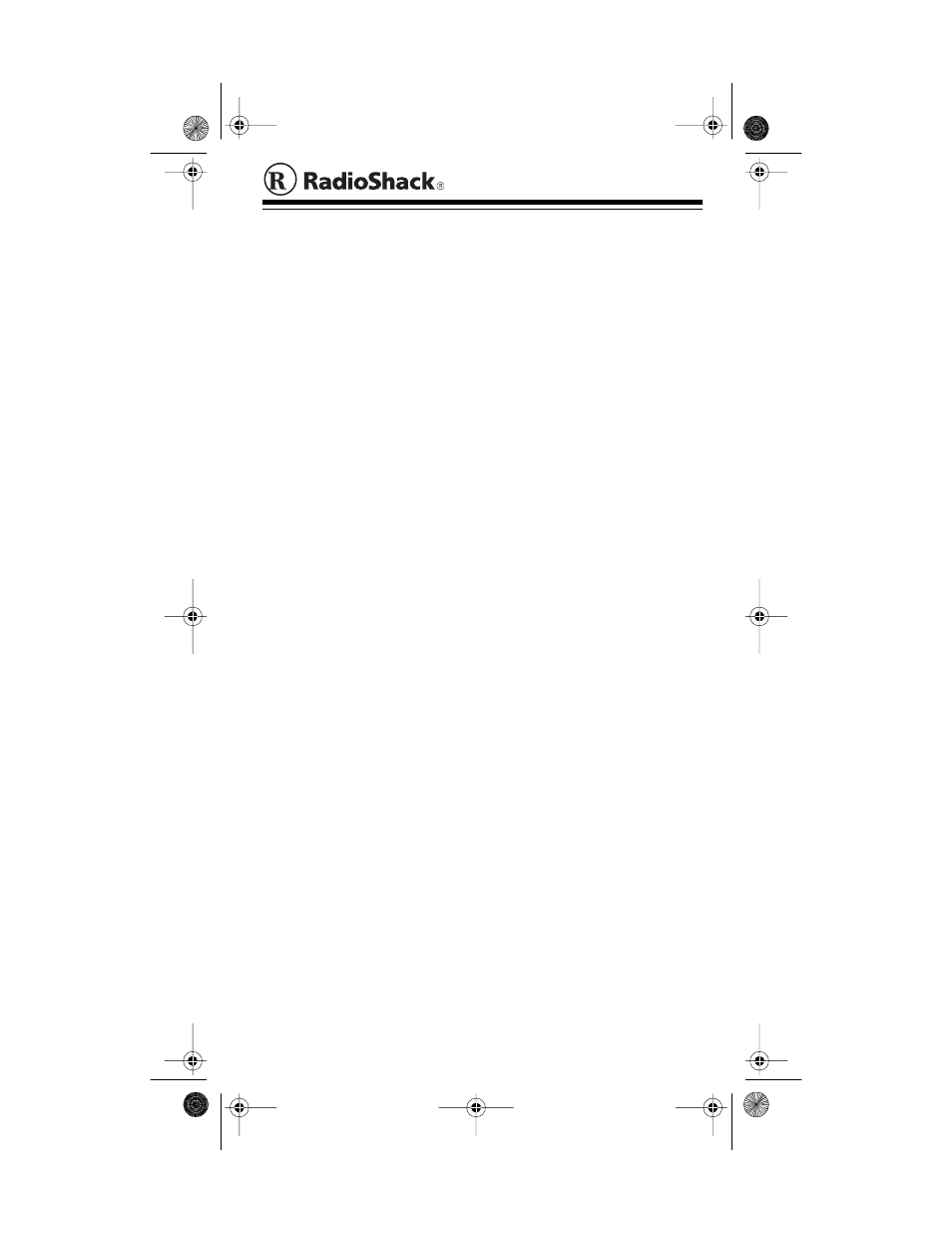 Radio Shack 23-419 User Manual | 8 pages