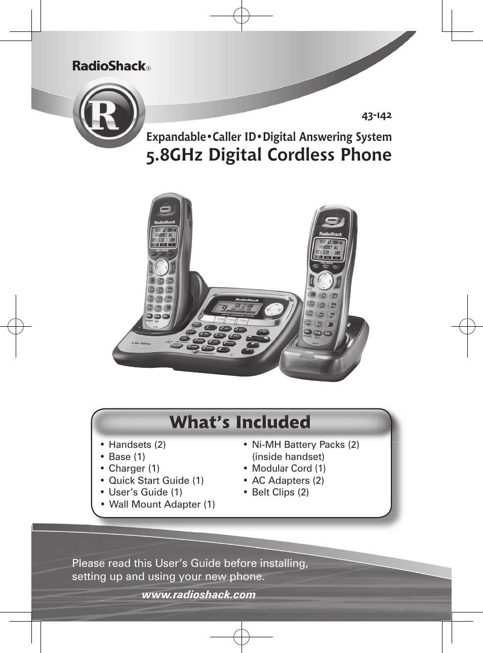 Radio Shack 43-142 User Manual | 88 pages