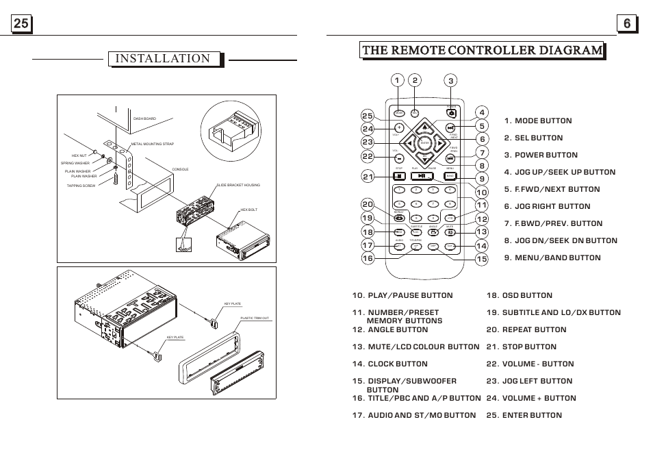 25 installation | Radio Shack PLDVD188 User Manual | Page 7 / 16