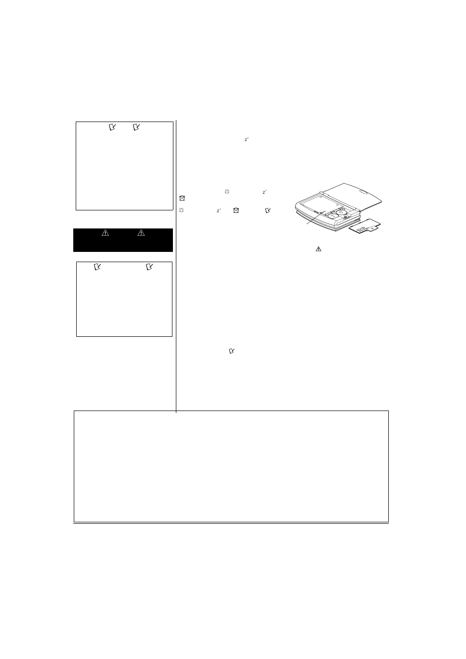 Using snooze, Resetting the clock, Replacing the battery | Specifications | Radio Shack 63-1411 User Manual | Page 2 / 2