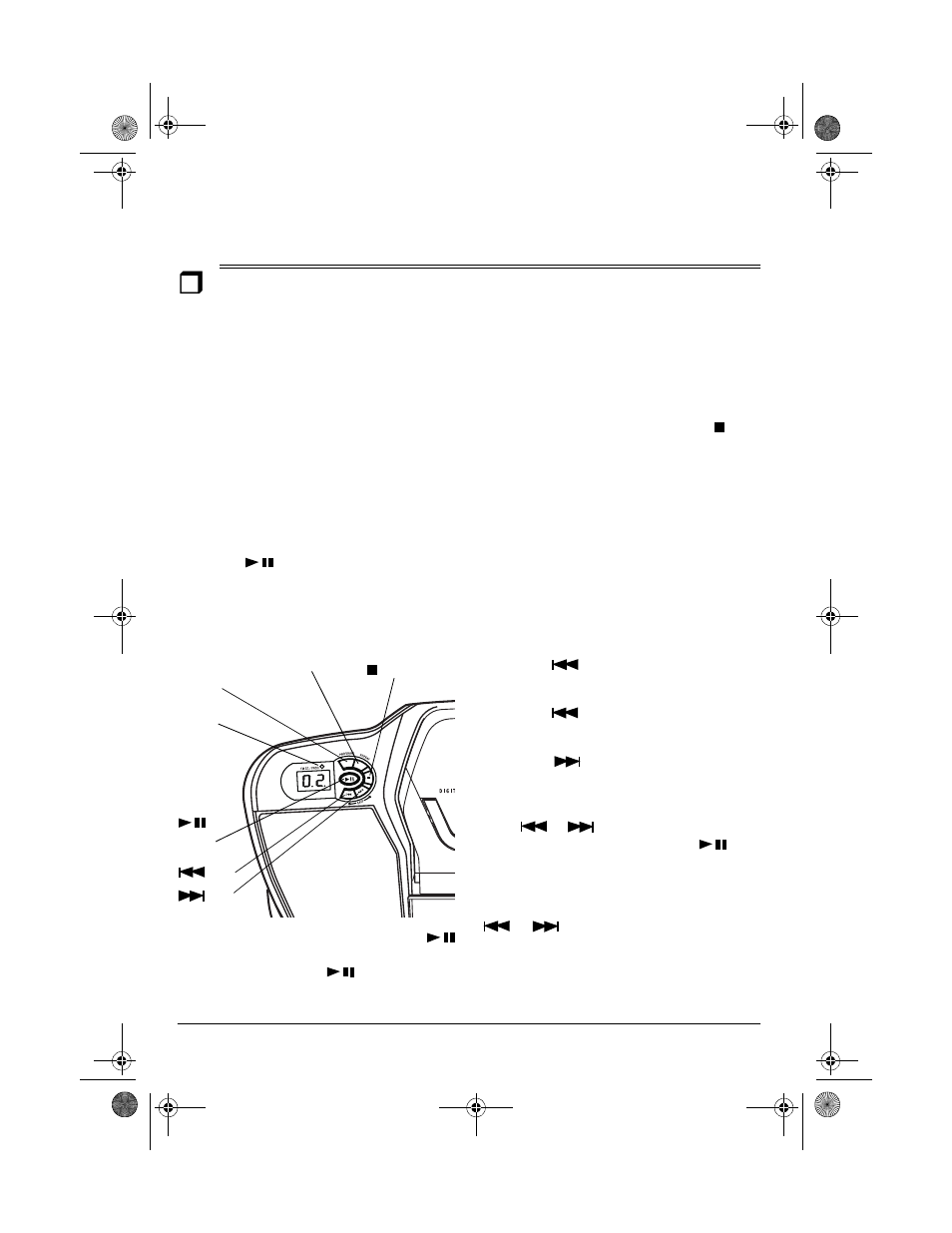 Cd player operation, Loading and playing a cd, Using automatic search music system | Radio Shack 14-518 User Manual | Page 6 / 12